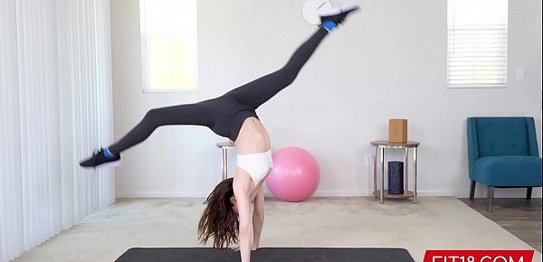  FIT18 - Aliya Brynn - 50kg - Casting Flexible and Horny Petite Dancer